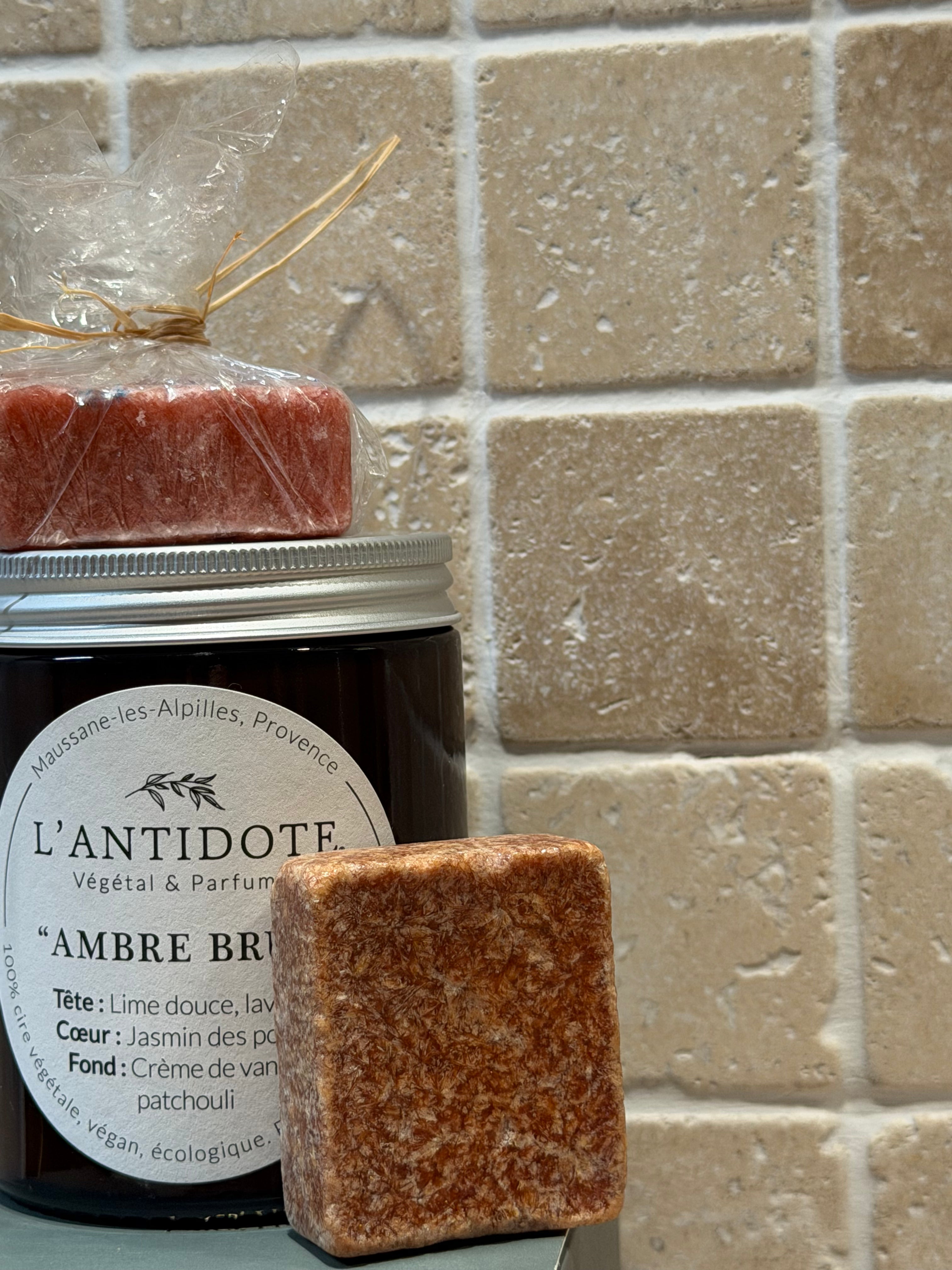 Bougie Ambre brun - 150g