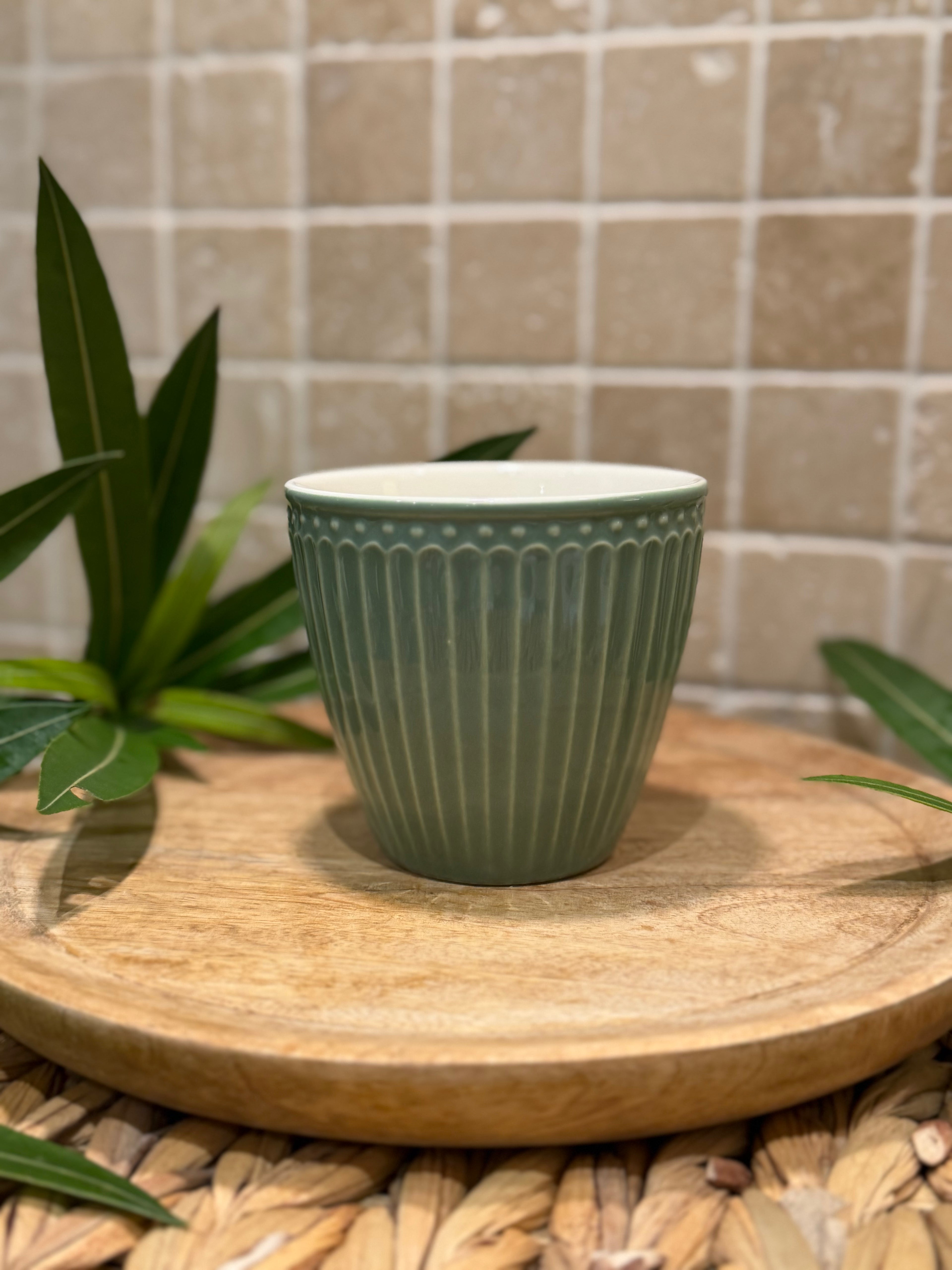 Latte Cup Alice – Dusty green