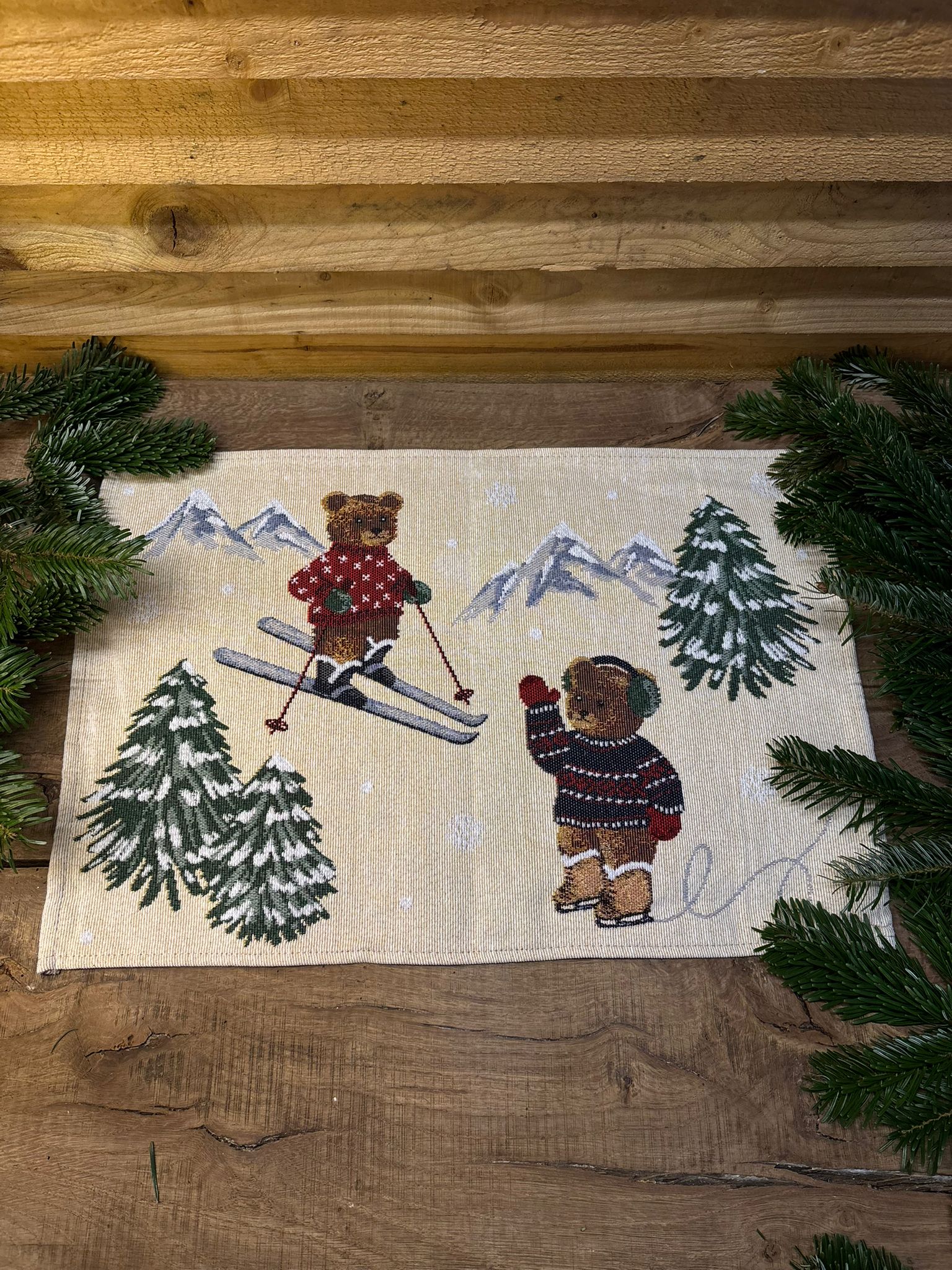Set de table ours d'hiver (48x33cm)