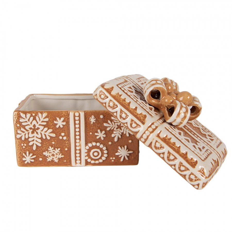 Boite pain d'épices rectangulaire H 13cm