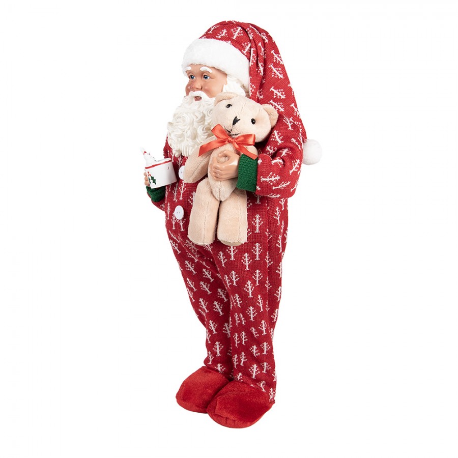 Père Noël en pijama 22x19x45 cm